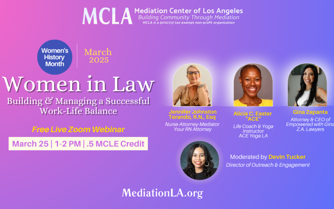 Women in Law: Building & Managing a Successful Work-Life Balance