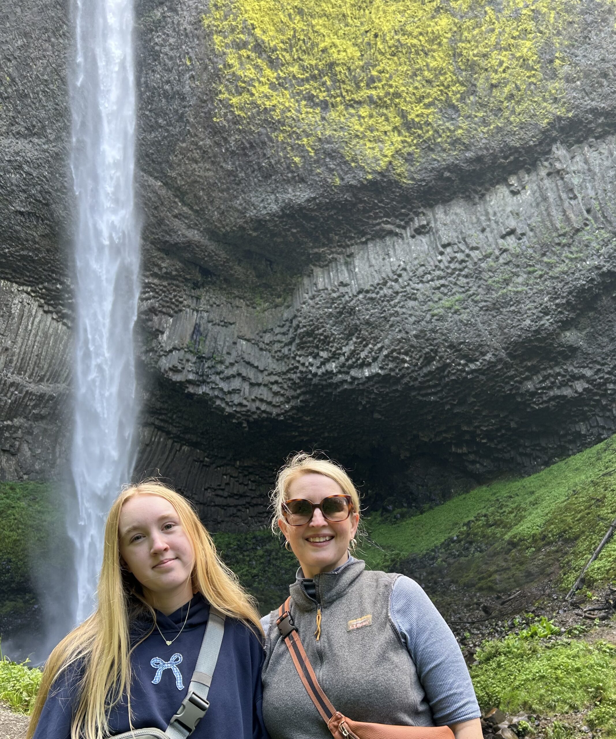 Len Gross hiking up Moreno Glacier in Patagonia